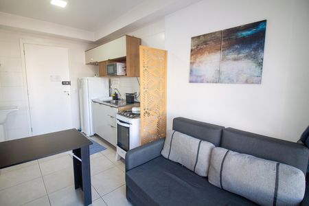 Sala de apartamento à venda com 1 quarto, 27m² em Jardim Caravelas, São Paulo