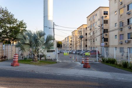 Fachada do condomínio de apartamento à venda com 2 quartos, 44m² em Campo Grande, Rio de Janeiro
