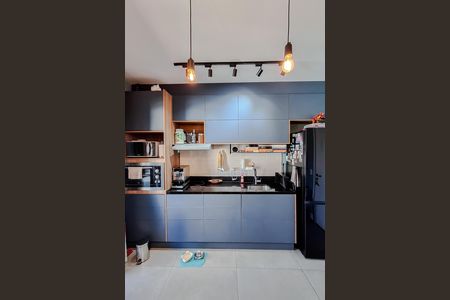 Cozinha de kitnet/studio para alugar com 1 quarto, 27m² em Vila Deodoro, São Paulo