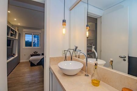 Banheiro Social de apartamento à venda com 2 quartos, 73m² em Jardim Sabará, Porto Alegre