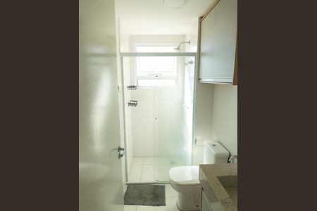 Banheiro da Suíte de apartamento para alugar com 3 quartos, 80m² em Balneário Tropical, Paulínia