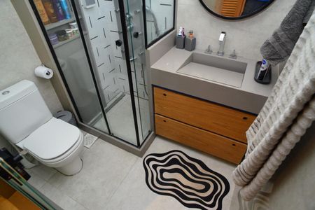 Studio para alugar com 32m², 1 quarto e 1 vaga Studio para alugar com 32m², 1 quarto e 1 vagaBanheiro