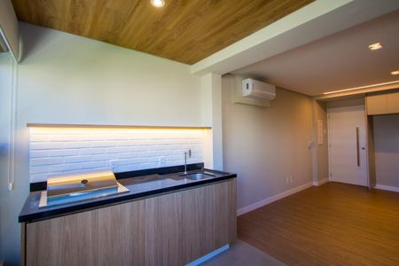 Varanda gourmet de apartamento para alugar com 1 quarto, 42m² em Jardim, Santo André