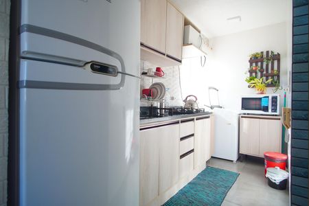 Cozinha de apartamento à venda com 2 quartos, 40m² em Mário Quintana, Porto Alegre