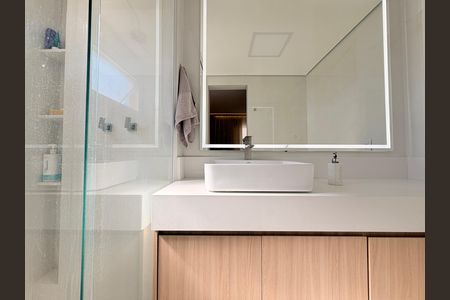 Banheiro da Suíte de apartamento à venda com 3 quartos, 113m² em Jardim Messina, Jundiaí