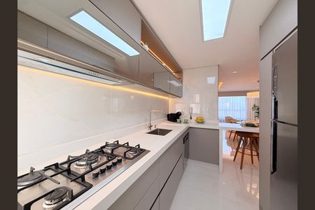 Cozinha de apartamento à venda com 3 quartos, 113m² em Jardim Messina, Jundiaí