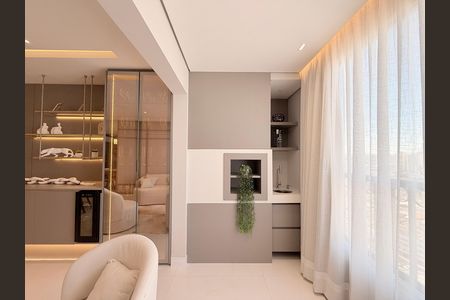 Sacada integrada de apartamento à venda com 3 quartos, 113m² em Jardim Messina, Jundiaí