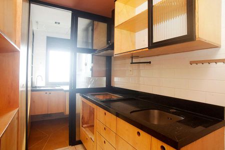 Cozinha + Área de Serviço de apartamento para alugar com 1 quarto, 56m² em Santana, Porto Alegre