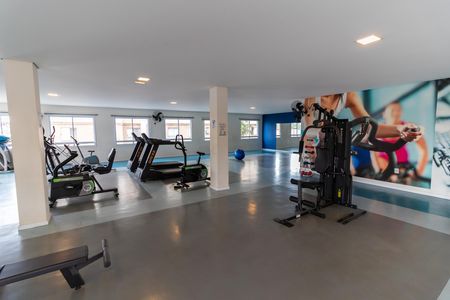 Apartamento à venda com 45m², 2 quartos e 1 vaga Apartamento à venda com 45m², 2 quartos e 1 vagaÁrea comum - Academia