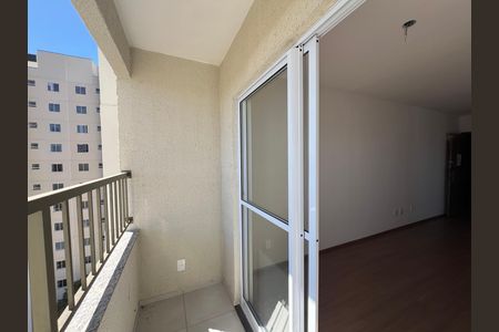 Varanda da Sala de apartamento para alugar com 2 quartos, 50m² em Tijuca, Belo Horizonte