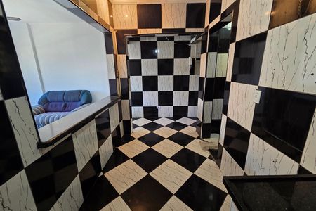 Cozinha de apartamento para alugar com 1 quarto, 40m² em Cidade Ocian, Praia Grande