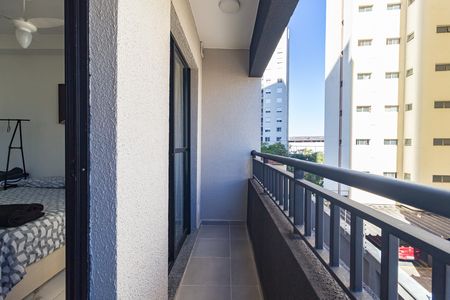 Varanda de kitnet/studio para alugar com 1 quarto, 28m² em Belenzinho, São Paulo