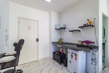 Cozinha de kitnet/studio para alugar com 1 quarto, 28m² em Belenzinho, São Paulo