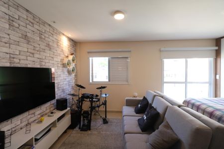 Sala de apartamento à venda com 1 quarto, 37m² em Osvaldo Cruz, São Caetano do Sul