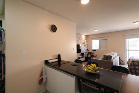 Cozinha de apartamento à venda com 1 quarto, 37m² em Osvaldo Cruz, São Caetano do Sul