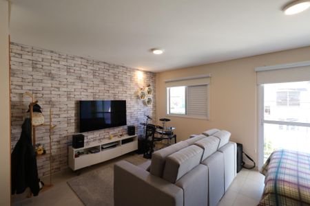 Sala de apartamento à venda com 1 quarto, 37m² em Osvaldo Cruz, São Caetano do Sul