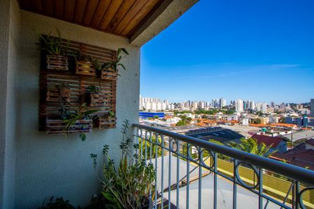 Varanda da sala de apartamento para alugar com 3 quartos, 61m² em Parque Bandeirante, Santo André