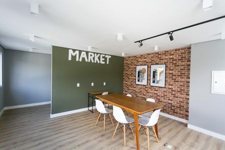 Studio para alugar com 30m², 2 quartos e sem vaga Studio para alugar com 30m², 2 quartos e sem vagamercado espaço multiuso