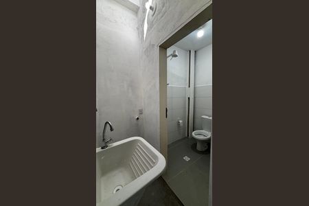Área de Serviço - Banheiro de casa para alugar com 1 quarto, 20m² em Jardim Paraiso, Santo André