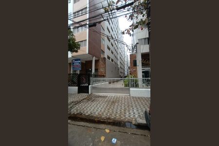Fachada de kitnet/studio para alugar com 1 quarto, 28m² em Gonzaga, Santos