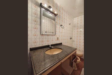Banheiro da suíte de apartamento à venda com 3 quartos, 90m² em Tremembé, São Paulo