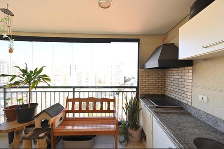 Varanda Gourmet de apartamento à venda com 3 quartos, 116m² em Vila Clementino, São Paulo