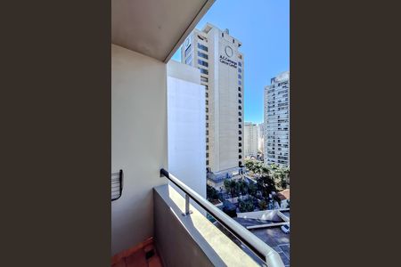 Varanda da Sala de apartamento à venda com 1 quarto, 36m² em Liberdade, São Paulo