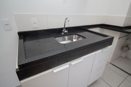 Cozinha de apartamento para alugar com 2 quartos, 34m² em Brasilândia, São Paulo