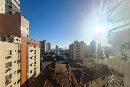 Vista da Sacada  de apartamento para alugar com 2 quartos, 75m² em Guilhermina, Praia Grande