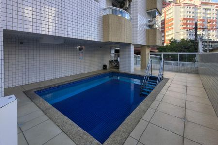 Área comum - Piscina de apartamento para alugar com 2 quartos, 75m² em Guilhermina, Praia Grande