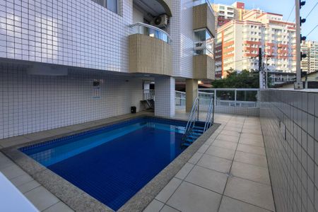 Área comum - Piscina de apartamento para alugar com 2 quartos, 75m² em Guilhermina, Praia Grande