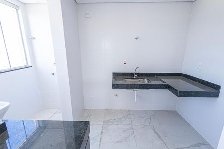 cozinha de apartamento para alugar com 2 quartos, 2700m² em Santa Branca, Belo Horizonte