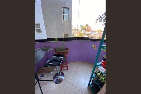 Varanda de apartamento à venda com 3 quartos, 105m² em Castelo, Belo Horizonte