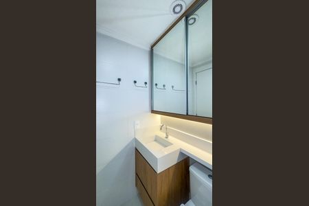Banheiro de apartamento para alugar com 2 quartos, 44m² em Várzea de Baixo, São Paulo