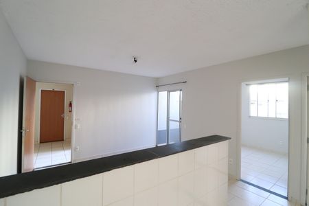 Sala de apartamento para alugar com 2 quartos, 48m² em Mansour, Uberlândia
