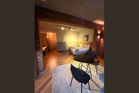 Apartamento à venda com 28m², 1 quarto e sem vaga Apartamento à venda com 28m², 1 quarto e sem vagaSala/Quarto