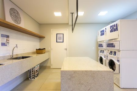 Apartamento para alugar com 33m², 2 quartos e sem vaga Apartamento para alugar com 33m², 2 quartos e sem vagaÁrea comum - Lavanderia