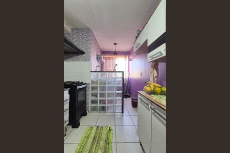 Cozinha  de apartamento à venda com 2 quartos, 44m² em Residencial Cosmos, Campinas
