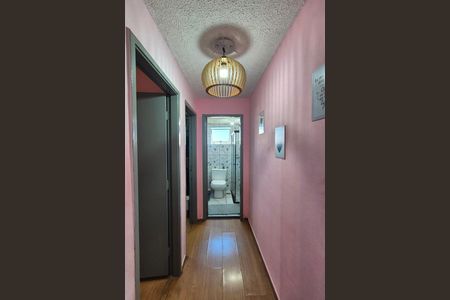 Corredor  de apartamento à venda com 2 quartos, 44m² em Residencial Cosmos, Campinas