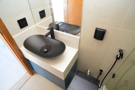 Apartamento à venda com 392m², 3 quartos e 3 vagas Apartamento à venda com 392m², 3 quartos e 3 vagasBanheiro do Salão de Festas