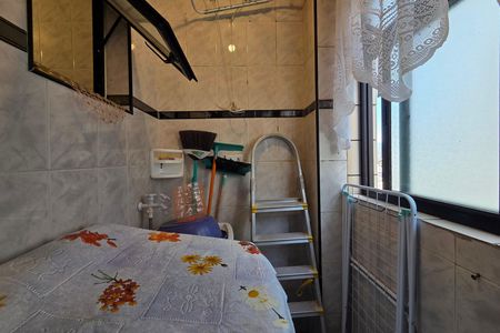 Área de Serviço de apartamento para alugar com 1 quarto, 54m² em Cidade Ocian, Praia Grande