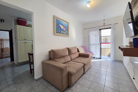 Sala de apartamento para alugar com 1 quarto, 54m² em Cidade Ocian, Praia Grande