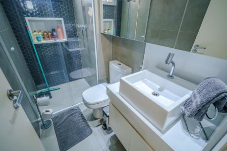 Banheiro da Suíte de apartamento à venda com 2 quartos, 75m² em Jaguaré, São Paulo