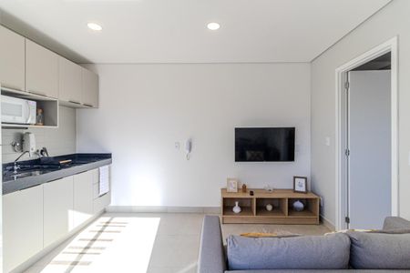 Sala de apartamento para alugar com 1 quarto, 38m² em República, São Paulo