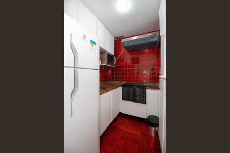 Cozinha de apartamento para alugar com 1 quarto, 40m² em Cerqueira César, São Paulo