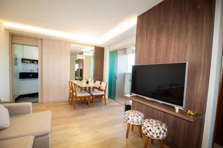 Sala  de apartamento à venda com 2 quartos, 60m² em Salgado Filho, Belo Horizonte
