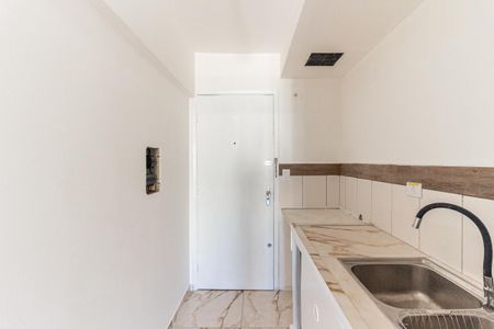 Cozinha de kitnet/studio para alugar com 1 quarto, 28m² em Campos Elíseos, São Paulo