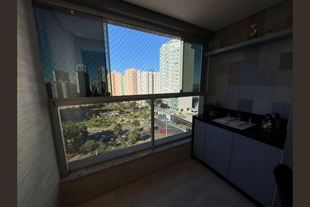 Varanda de apartamento à venda com 3 quartos, 77m² em Águas Claras, Brasília