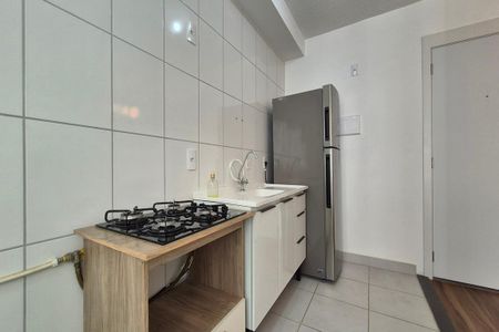 Cozinha  de apartamento para alugar com 2 quartos, 44m² em Residencial Parque da Fazenda, Campinas