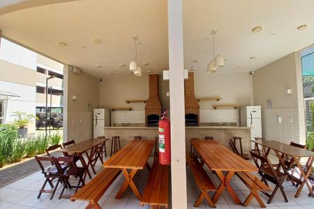 Área comum - Churrasqueira de apartamento para alugar com 2 quartos, 44m² em Residencial Parque da Fazenda, Campinas